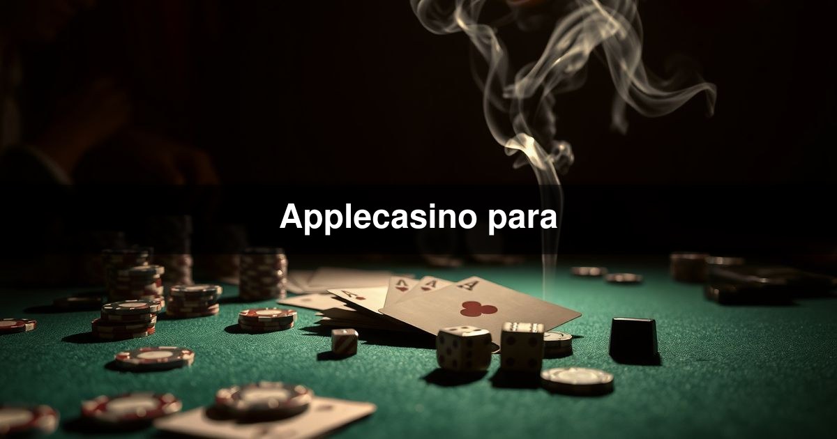 Applecasino para